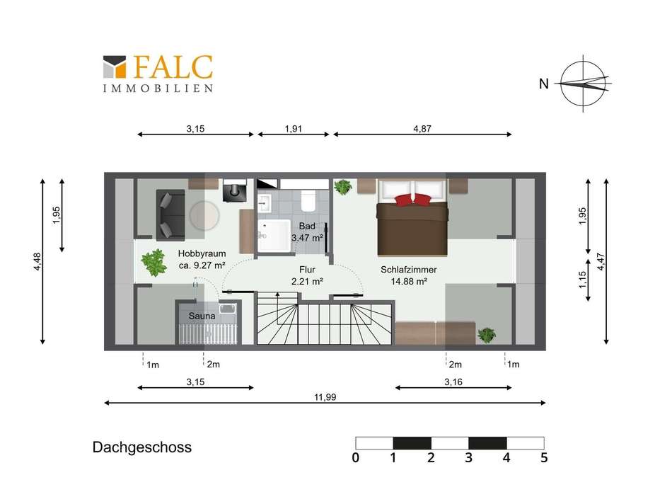 Grundriss Dachgeschoss