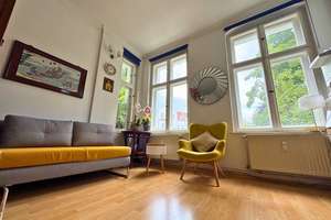 Helle, voll möblierte 2-Zimmer-Wohnung in Altbau in Berlin-Karlshorst – zur Miete für 6–9 Monate