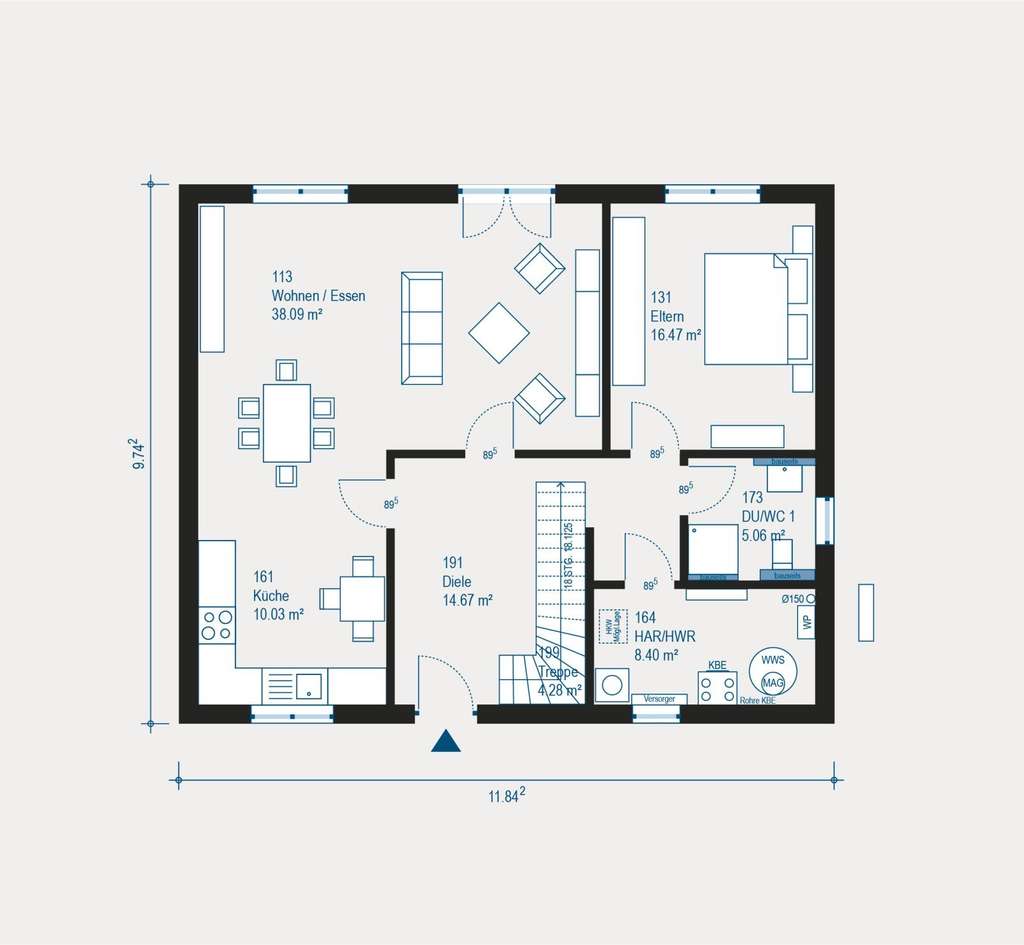 Immobilie in Fridolfing - Familien(t)räume mit Weitblick - Euer Zuhause auf über 180 m² - Bild 3
