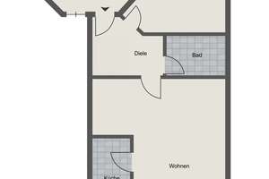 Attraktive 2-Zimmer-Eigentumswohnung mit Balkon und Aufzug in guter City-Lage! – Die vollständige Adresse der Immobilie erhältst du vom Anbieter., 47798 Stadtmitte, Krefeld – Vorschaubild 11