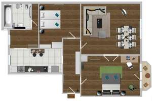 Urbanes Leben in Wiesbaden: 3-Zimmer-Wohnung im Dachgeschoss – Kaiser-Friedrich-Ring 42, 65185 Mitte, Wiesbaden – Vorschaubild 8