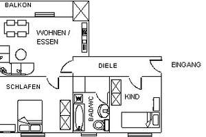 Schöne, helle 2-Zimmer-Wohnung mit Balkon – Die vollständige Adresse der Immobilie erhältst du vom Anbieter., 95679 Waldershof – Vorschaubild 5