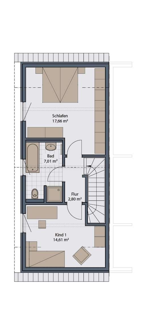 Grundriss Obergeschoss