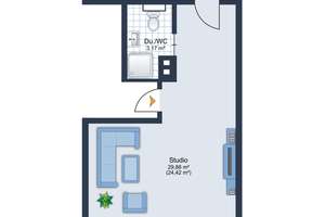 Gepflegtes Reihenmittelhaus in Trudering - ERBPACHT – Die vollständige Adresse der Immobilie erhältst du vom Anbieter., 81827 Waldtrudering, München – Vorschaubild 27
