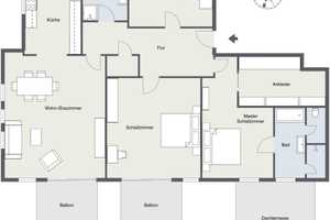 Wohntraum! 4,5-Zimmer-Wohnung mit Dachterrasse und luxuriöser Ausstattung – Regensburg – Vorschaubild 10