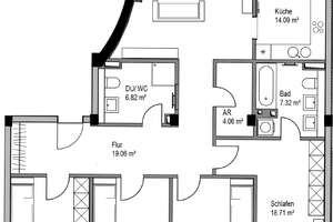 Ansprechende 5-Zimmer-Wohnung mit EBK, Balkon und 2 Bädern – Goldschmidtstraße 43, 4103 Zentrum-Südost, Leipzig – Vorschaubild 8