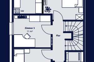 2021 SEMI-DETACHED HOUSE! 
with approx. 195m², garden, garage and more. Just 9 min. to Clay-Kaserne – Die vollständige Adresse der Immobilie erhältst du vom Anbieter., 65205 Nordenstadt, Wiesbaden – Vorschaubild 21