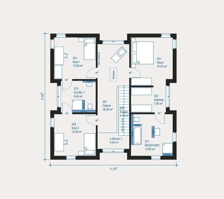 Grundriss veränderbar