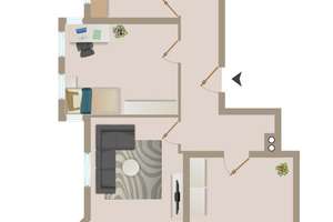 Geräumige 3 Zimmer-Wohnung mit Lift in MD-Stadtfeld zu vermieten – Große Diesdorfer Staße 237, 39108 Stadtfeld Ost, Magdeburg – Vorschaubild 2