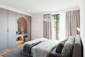 Erstbezug, Luxus-4-Zi.-ETW 145m², KfW55, 3m Deckenhöhe, Aufzug, Terrasse, TG-Stellplatz – Die vollständige Adresse der Immobilie erhältst du vom Anbieter., 40221 Hamm, Düsseldorf – Vorschaubild 1