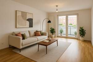 Hochparterre-Highlight: Bezugsfreie 2-Zimmer-Wohnung mit Einbauküche und Balkon  – Die vollständige Adresse der Immobilie erhältst du vom Anbieter., 50679 Deutz, Köln – Vorschaubild 3