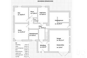 Freistehendes Einfamilienhaus mit einem Büro in idyllischer Randlage bei Bad Belzig zum Verkauf – Potsdam-Mittelmark (Kreis) – Vorschaubild 11