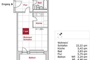 Azubi- und Studentenangebot! Ihre neue 1-Zimmer-Wohnung wartet!