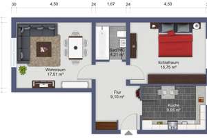 2 Zimmerwohnung - City Lage - An der St. Pauls Kirche - U-Bahn vor der Haustüre