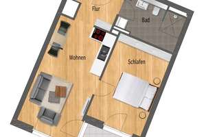 1 Monat mietfrei – barrierefreies Wohnen neu gedacht: 2-Zimmer mit Komfort – Durlacher Straße 60, 75172 Weststadt, Pforzheim – Vorschaubild 10