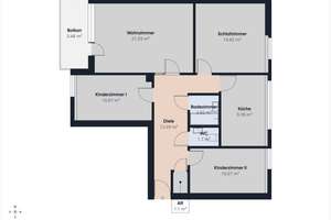 Ihre eigenen vier Wände - 4-Zimmer-Wohnung mit 89 m² und Balkon – Die vollständige Adresse der Immobilie erhältst du vom Anbieter., 45888 Bulmke-Hüllen, Gelsenkirchen – Vorschaubild 16