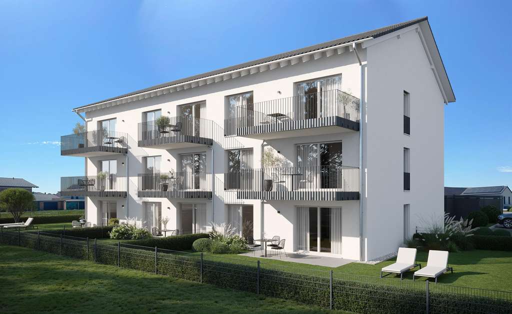 Immobilie in Malching - Hochwertige 2-Zimmer- Neubauwohnung im Erdgeschoss mit Terrasse und Garten - Bild 0