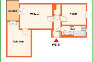 Schnell ANSCHAUEN und EINZIEHEN: Neuer schicker Laminatboden + Fensterbad + gemütlicher Balkon – Carl-von-Ossietzky-Str. 42b, 9126 Lutherviertel, Chemnitz – Vorschaubild 5