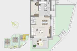 Exklusive Neubau Doppelhaushälfte mit eigenem Garten, Carport und Außenstellplatz in Besigheim! – Trollingerweg 14/1, 74354 Ludwigsburg (Kreis) – Vorschaubild 21