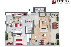 Exklusive Penthouse mit Sauna und Ausblick – 68163 Neckarau, Mannheim – Vorschaubild 2