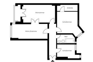 Driesener Straße, Prenzlauer Berg: Frisch sanierte 3-Zimmer-Wohnung mit hohen Decken, Stuck & Balkon – Driesener Straße 10, 10439 Prenzlauer Berg, Berlin – Vorschaubild 3