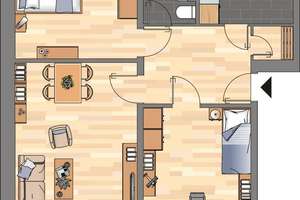 Zentral gelegene 3-Zimmer-Wohnung mit Balkon in Aurich-Popens! – Von-Bodelschwingh-Straße 25, 26603 Aurich – Vorschaubild 13