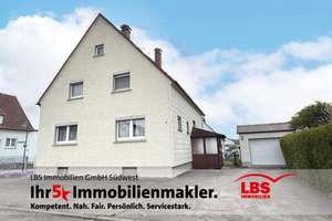 Gepflegtes Ein- bis Zweifamilienhaus mit Gartenhaus und Garage – perfekt für Familien – Die vollständige Adresse der Immobilie erhältst du vom Anbieter., 72510 Stetten am kalten Markt – Vorschaubild 1