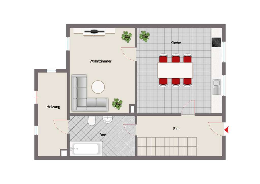 Immobilie in Landau an der Isar - Viel Platz in Ihrer künftige Doppelhaushälfte in der unteren Stadt von Landau/Isar - Bild 1