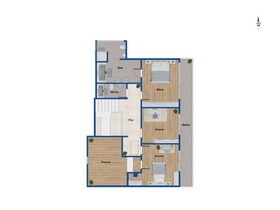 Grundriss Obergeschoss