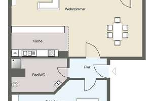 2-Zimmer-Dachgeschosswohnung mit Loggia und Tiefgaragen- Stellplatz – Döringstraße 11, 4357 Mockau-Süd, Leipzig – Vorschaubild 6