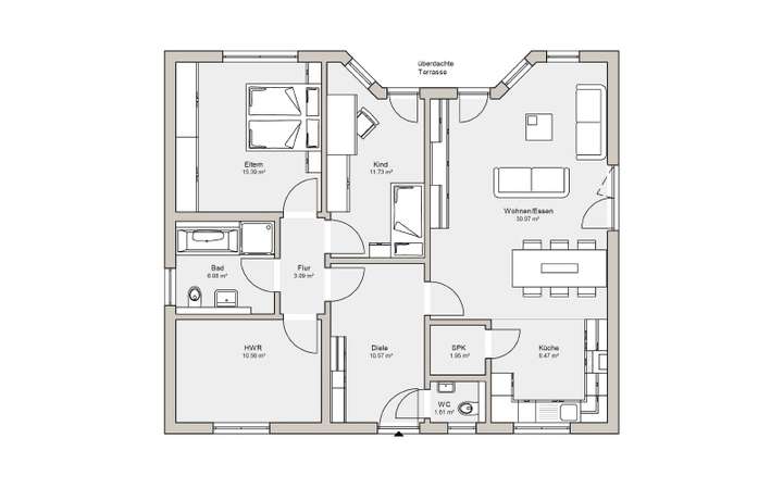 Grundriss Erdgeschoss