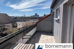 Lichtdurchflutete Dachterrassen-Wohnung Nähe Wöhrder See! 2-Zimmer, Küche, Tageslichtbad! – Die vollständige Adresse der Immobilie erhältst du vom Anbieter., 90489 Veilhof, Nürnberg – Vorschaubild 1