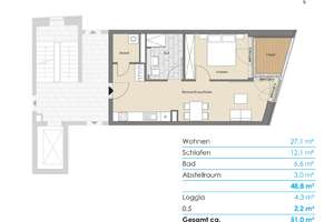2-Zimmer-Neubauwohnung an der Kieler Hörn – Die vollständige Adresse der Immobilie erhältst du vom Anbieter., 24143 Gaarden-Ost, Kiel – Vorschaubild 7