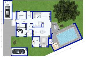 Architektenhaus mit Schwimmhalle, Sauna und großzügigem Grundstück – Die vollständige Adresse der Immobilie erhältst du vom Anbieter., 50767 Heimersdorf, Köln – Vorschaubild 8