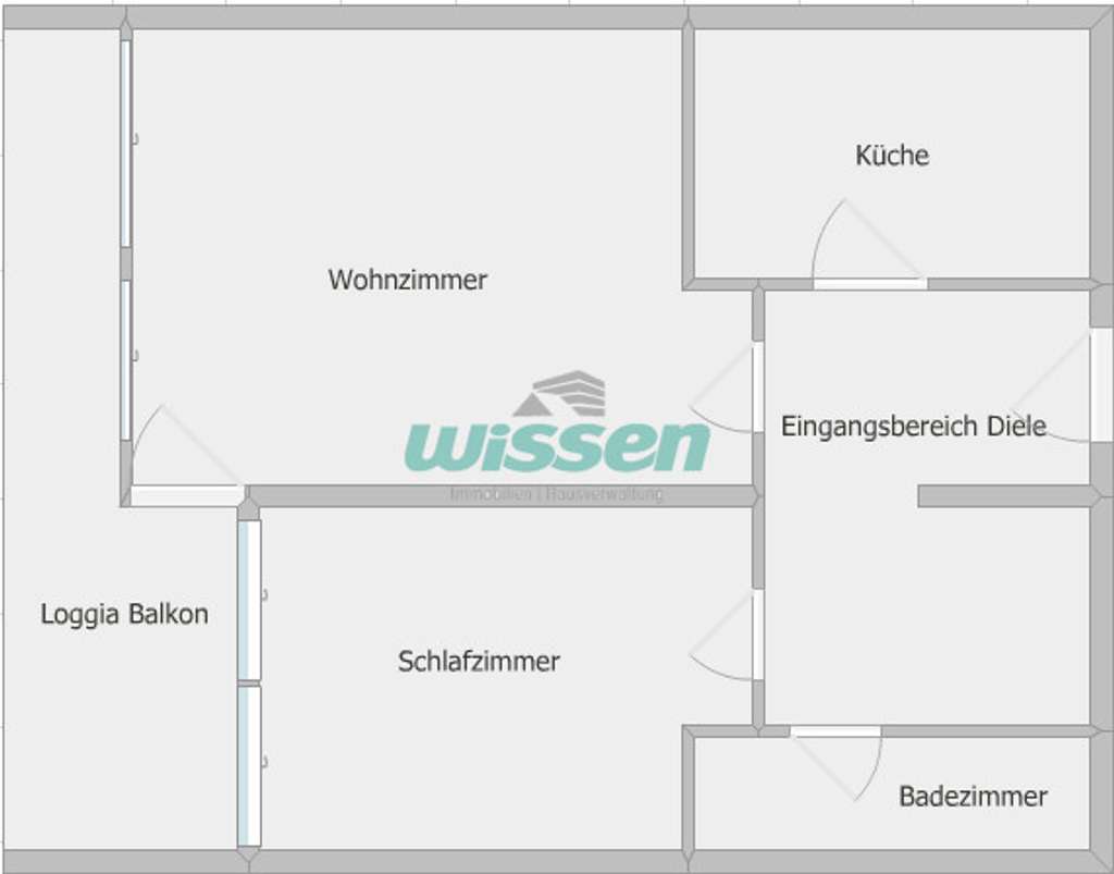 Zwei Zimmer Wohnung - interessant für Kapitalanleger
