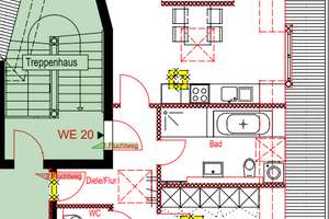 ** Schöne 3-Raum-Wohnung mit Loggia, Tageslichtbad und Gäste-WC -// WE20 – Georg-Schwarz-Straße 45, 4177 Altlindenau, Leipzig – Vorschaubild 6