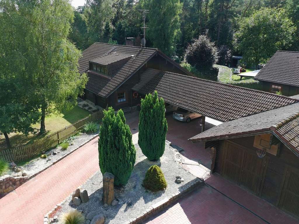 Immobilie in Handeloh - Großzügiges Blockhausanwesen im Heideparadies … zurück zur Natur - Bild 0