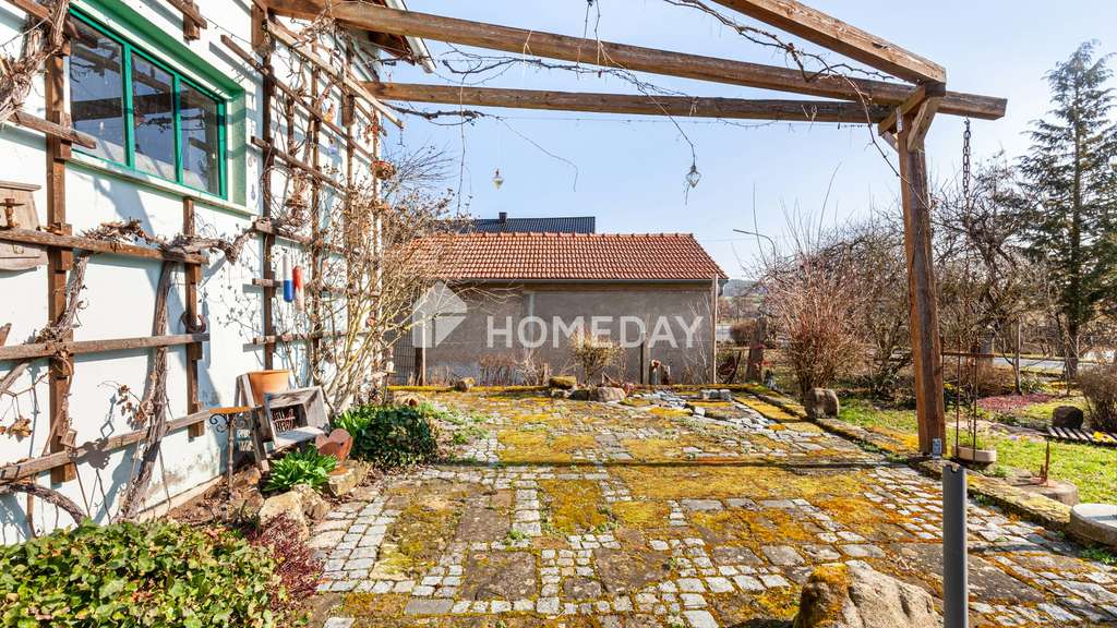 Immobilie in Rentweinsdorf - Ein Anwesen voller Möglichkeiten – Großzügiges Bauernhaus (4 WE) mit Hof & Scheunen
 - Bild 3