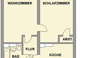 Sanierte 2-Raum-Wohnung mit 2 Balkonen – Str. Usti nad Labem 95, 9119 Kappel, Chemnitz – Vorschaubild 6
