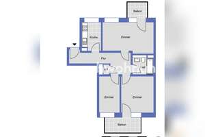 Tauschwohnung: WBS, 2019 gebaut, 2,5 Zimmer, 2 Balkone, Barmbek-Süd