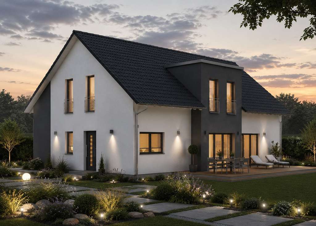 Immobilie in Oberteuringen - Architektenhaus mit Wohlfühlgarten - modernes Zweifamilienhaus in sonniger Lage - Bild 2