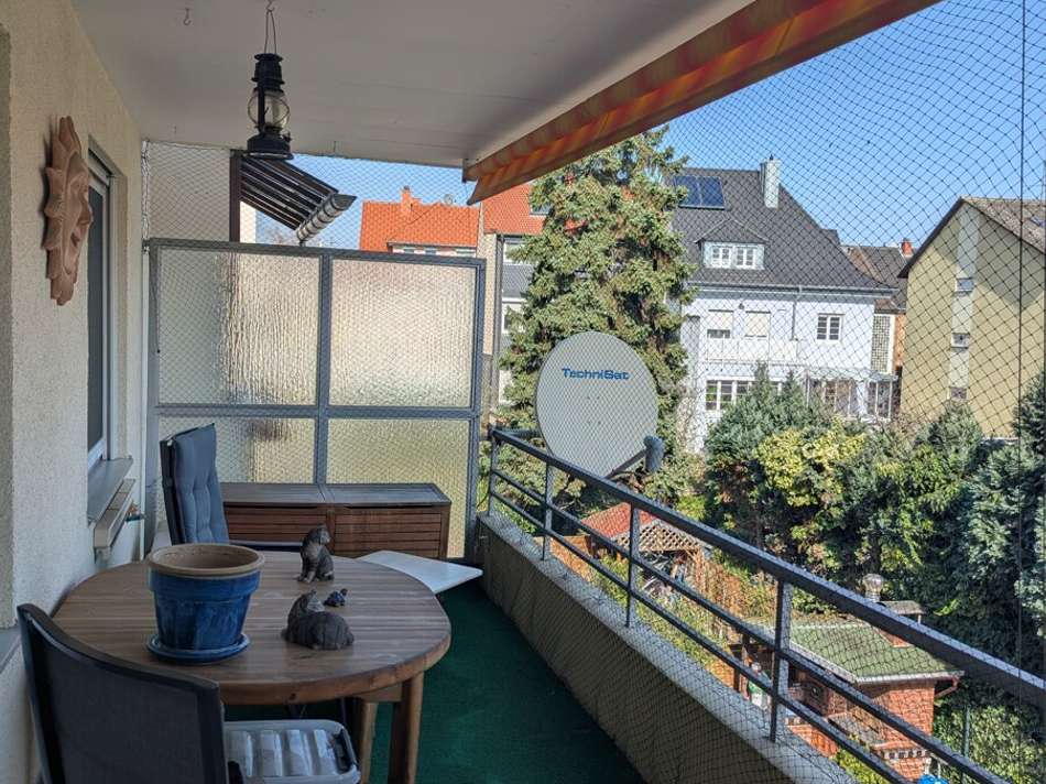Zugang zum Balkon aus dem Wohn
