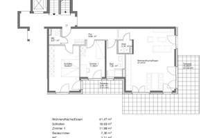Exklusive 3-Zimmer-Wohnung mit Süd-West-Terrasse – Die vollständige Adresse der Immobilie erhältst du vom Anbieter., 38446 Steimker Berg, Wolfsburg – Vorschaubild 12
