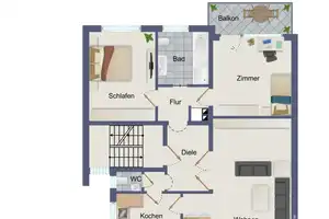 Attraktives Mehrfamilienhaus in bevorzugter Lage Frankfurts / Sachsenhausen-Süd mit Ausbaupotential – Frankfurt am Main – Vorschaubild 22