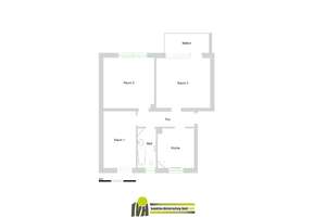 Großzügige 3-Zimmer-Wohnung mit Balkon & flexibler Raumaufteilung in zentraler Lage