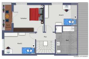 NEUBAU !!! 5 -Zi.-EFH in Bergstedt zu vermieten – Wohldorfer Damm 37, 22395 Bergstedt, Hamburg – Vorschaubild 15