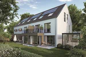 Neubau: Reiheneckhaus in zentraler, sonniger Lage in München-Obermenzing – München – Vorschaubild 2