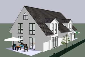 **gepl. Neubau einer  Doppelhaushälfte mit 375 m² Grundstück in toller Lage von Karow**