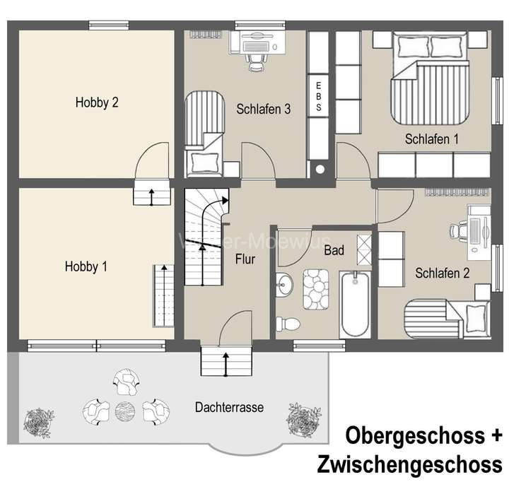 3410 Grundriss Obergeschoss