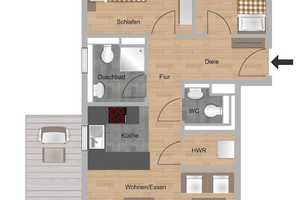 Moderne 3-Zimmer-Neubauwohnung mit Balkon und Aufzug in Wiesbaden – Am Hasenpfad 5, 65205 Wiesbaden – Vorschaubild 12